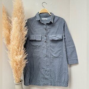 Zara corduroy tunic dress